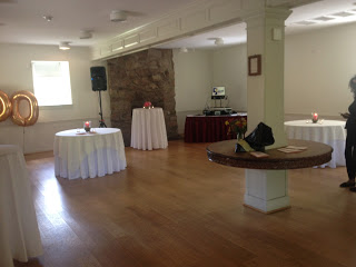 catering a wedding reception at Cabell's Mill