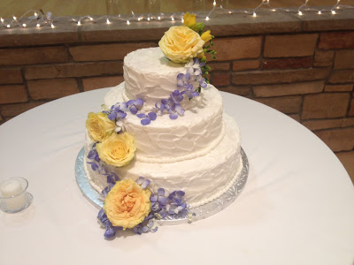 wedding cake catered at Maryland venue