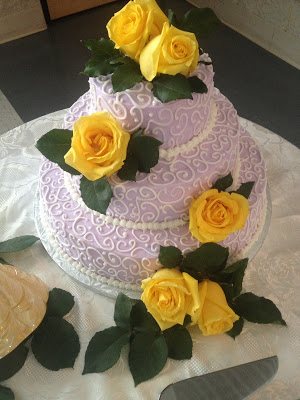 Catering By Teatime wedding cake