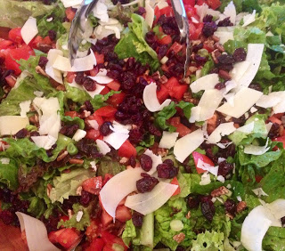 Ruth's House Salad as a First Course for Wedding Reception