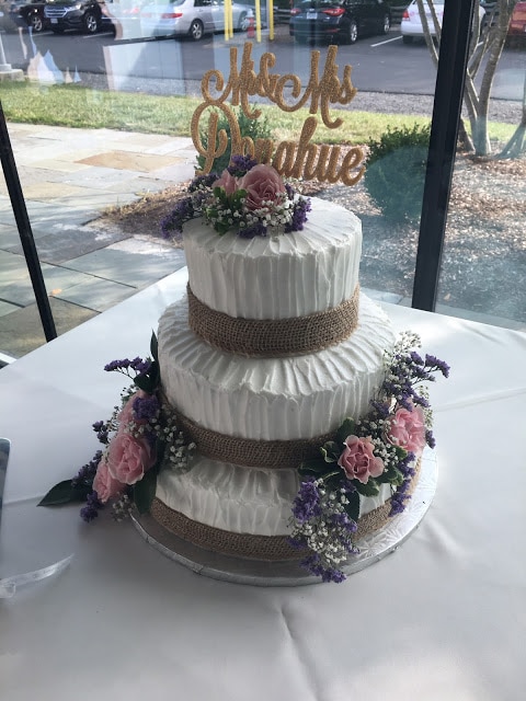 Teatime Delicacies Wedding Cake