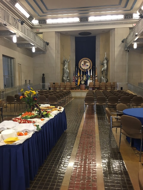 Catering at DOJ in Washington DC