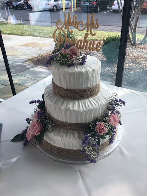 wedding cake by cateringbyteatme.com