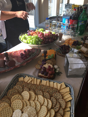 Appetizer Display for wedding reception