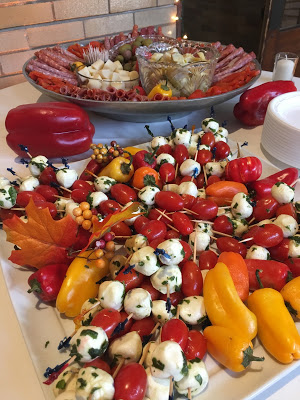 catering with Antipasti Display, St. Francis Hall