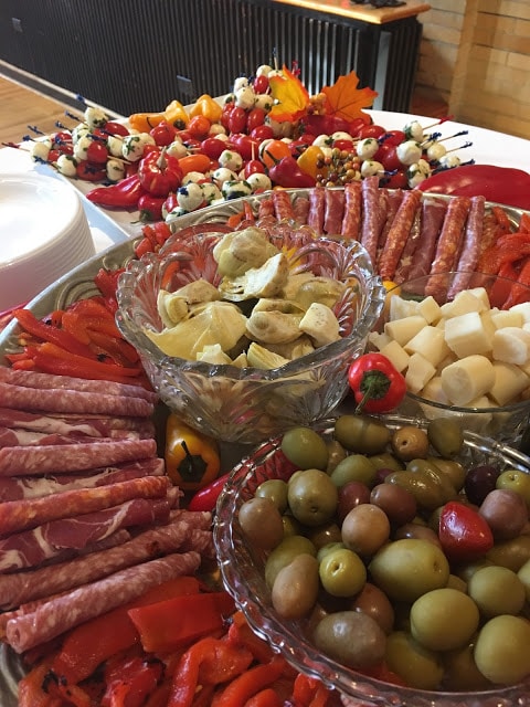 antipasti arrangement