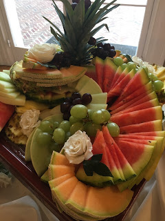 Fresh Fruit Display at wedding reception Oxon Hill Manor