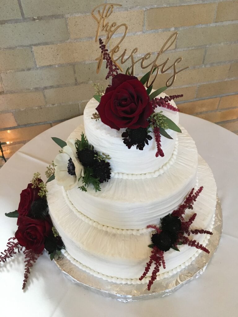 wedding cake St. Francis Hall